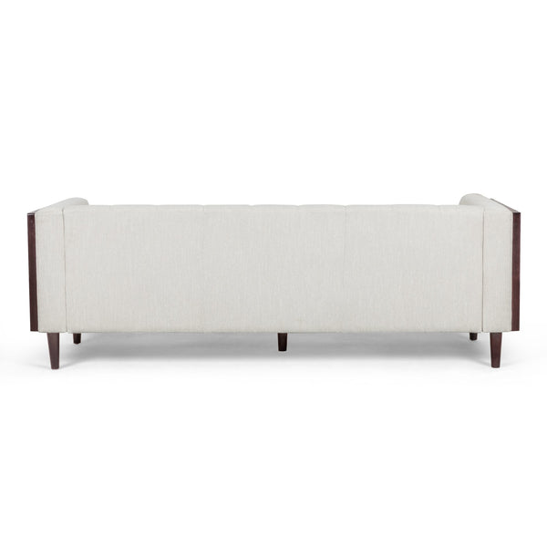 English Elm Christopher Knight Home® - 69871.00Abge_69871.00Bbge Elegant 3-Seater Sofa With Mid-Century Charm And Plush Beige Upholstery N771P225911M_N771P225927M