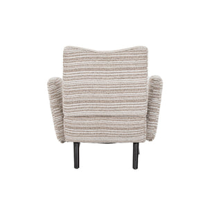 English Elm Modern Bouclé Armchair with High-Density Foam, Side Pocket & Solid Wood Legs for Cozy Reading Spots khaki W395P376567