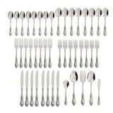 Lenox Oneida Wordsworth 45 Piece Everyday Flatware Set, Service for 8 Metallic, STAINLESS METAL 2285045B