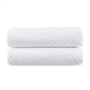 English Elm 1-piece King Jacquard Polyester Coverlet Tailored Knife Edge Antimicrobial Bedroom Layer B035P437497