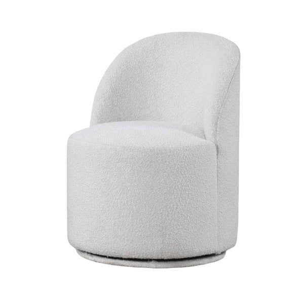 English Elm Contemporary Northall Arm Chair with Sleek Upholstery and Minimalist Profile for Modern Dining Spaces White 25 L x 27 W x 34 H B2741P406968
