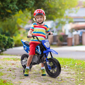 English Elm Qaba 12v Toddler Electric Motorcycle with Twist Throttle Rear Suspension Training Wheels W2225P249816