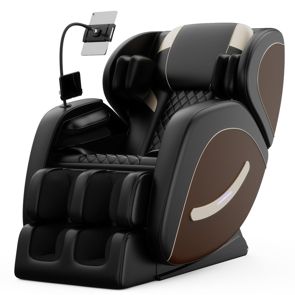English Elm Massage Chair Recliner With Zero Gravity Technology & Full Body Air Pressure For Ultimate Relaxation W1875P224680