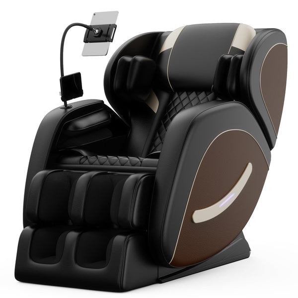 English Elm Massage Chair Recliner With Zero Gravity Technology & Full Body Air Pressure For Ultimate Relaxation W1875P224680