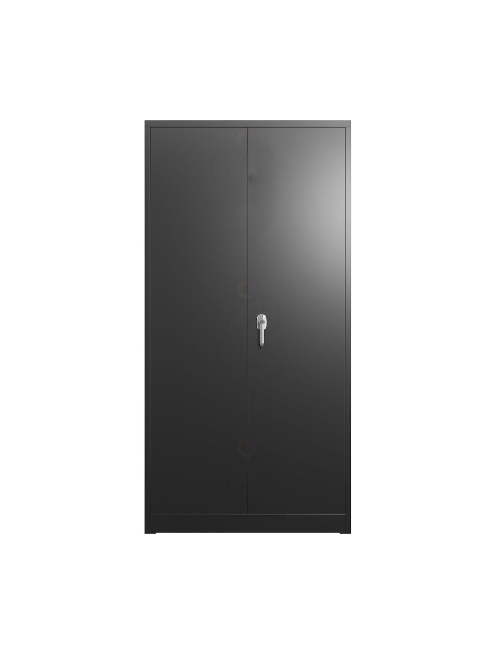 English Elm 71'' Locking Steel Storage Cabinet Four Adjustable Shelves Garage or Office Use W1505P196191