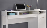 OSP Home Furnishings Ravel 47"W Desk with Storage White