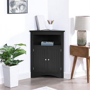 English Elm Sideboard Sideboard Cabinet - Modern Freestanding Corner Storage For Bathroom, Kitchen & Living Room Organization W487P352446-GIGA