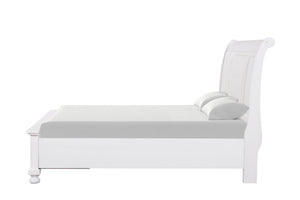 English Elm Meade Elegant Twin Bed In White Finish With Smart Storage Solutions For Compact Spaces And Style B078S00564