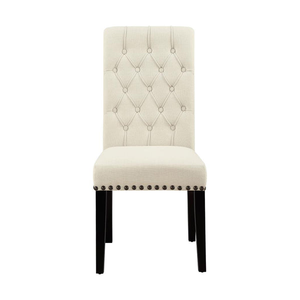 English Elm Set Ultra-Modern Leatherette Side Chairs with Chrome Curved Legs, Sleek Contoured Seats for Dining Comfort Beige B016P224580