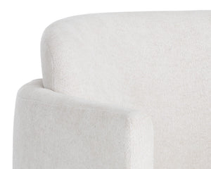 Sunpan Richie Lounge Chair - Modern Comfort with Elegant Design, Perfect for Stylish Living Spaces and Relaxation Black / Eclipse White