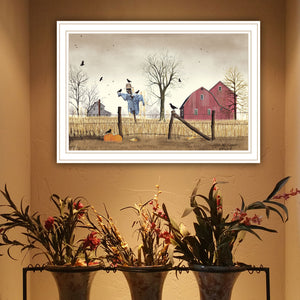 English Elm Trendy Decor 4u Billy Jacobs Harvest Pastoral Framed Print White Wood Wall Art B067P256653
