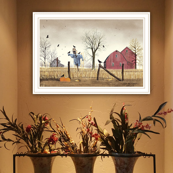 English Elm Trendy Decor 4u Billy Jacobs Harvest Pastoral Framed Print White Wood Wall Art B067P256653