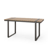 Christopher Knight Home® - Noble House - Cibola Outdoor Aluminum Dining Table