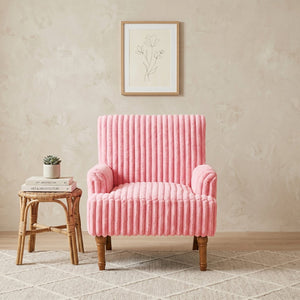 English Elm Modern Wide Wale Corduroy Accent Chair Solid Wood Legs Upholstered Living Room Seat W5568P445696