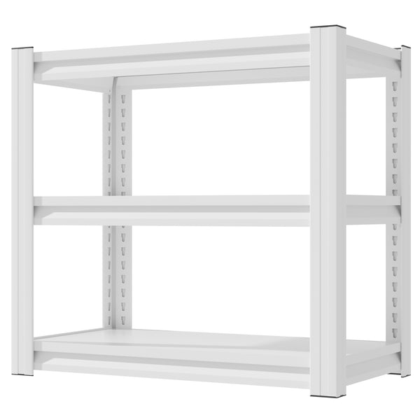 English Elm 20-30 Gallon Aquarium Stand Heavy Duty Steel Three Tier Rack for Home or Office White W2735P457277