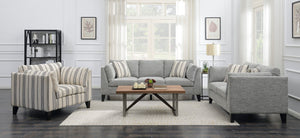 English Elm Wallace & Bay - Gray Fabric Sofa - Urban Contemporary Design With Comfort, Durability, And Versatile Style For Homes B361P384460-GIGA