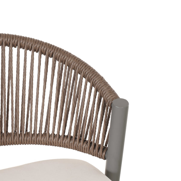 English Elm Christopher Knight Home® - Outdoor 30.25" Height Barstools Set Of 2 - Stylish Metal Frame With Scallop Backrest & Cushions N772P245120G