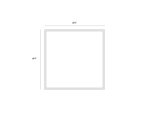 Sunpan Copper Mine Wall Art - Unique Hand-Painted 48" Organic Hues in Silver Floater Frame for Your Space