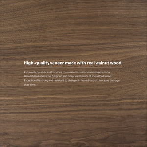 English Elm Hunter Handcrafted Solid Wood Veneer End Table with Open Storage and Industrial Hairpin Legs Walnut B136P203438
