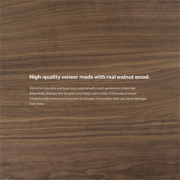 English Elm Hunter Handcrafted Solid Wood Veneer End Table with Open Storage and Industrial Hairpin Legs Walnut B136P203438