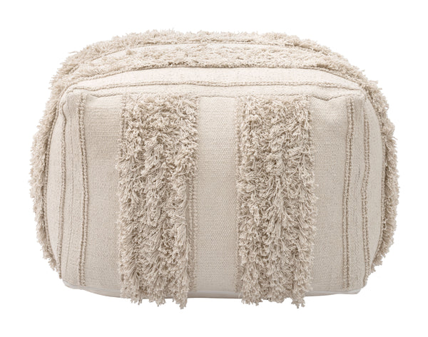 Peru Ottoman Beige 109822 Zuo Modern