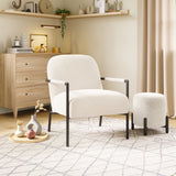 Chicago Accent Chair Ivory 109518 Zuo Modern