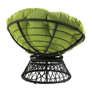 OSP Home Furnishings Papasan Chair Green