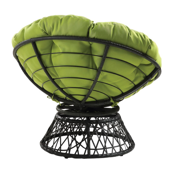 OSP Home Furnishings Papasan Chair Green