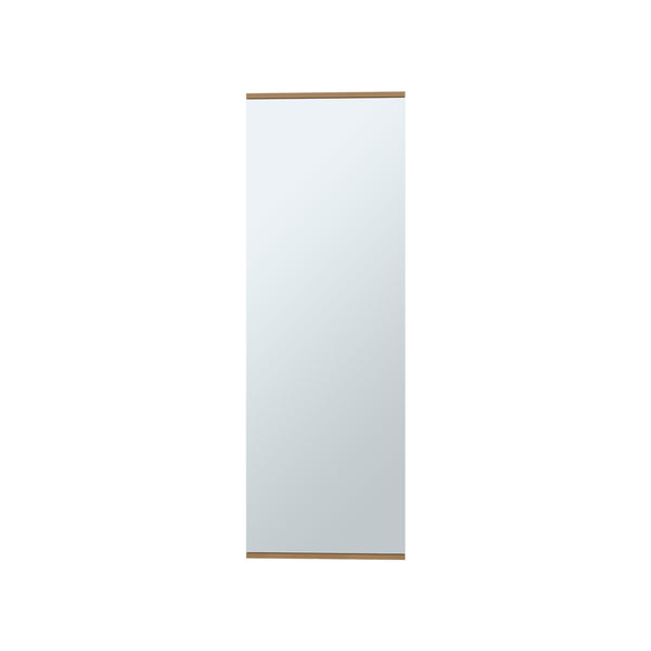 English Elm Leto Wall Shoe Cabinet with Full Length Mirror Natural Oak Entryway Organizer B070P316857