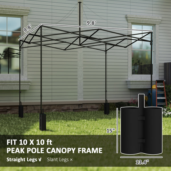 English Elm Replacement Oxford Cloth Canopy Top for 10x10 Pop up Frames with Upf50 Protection T3971P426416