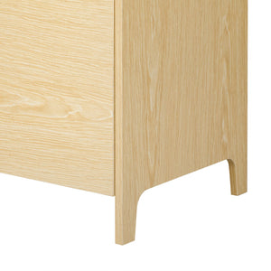 English Elm Modern 2 IN 1 Cat Furniture Litter Box Enclosure with Flip-Down Door, Grooved Entry & Storage Shelf N843P251413N