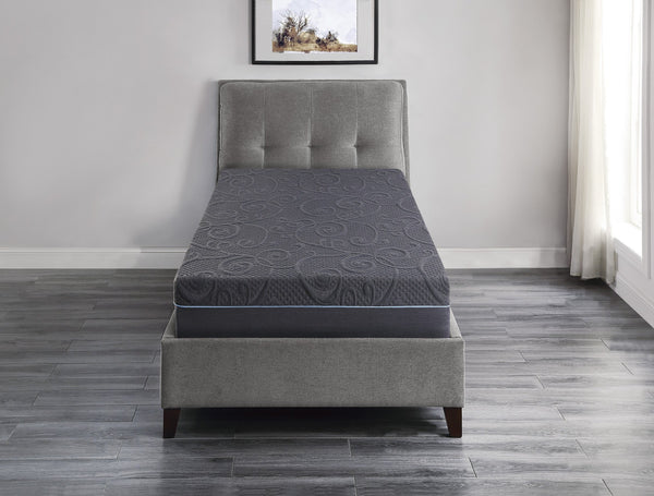 English Elm 11-inch Gel-Infused Memory Foam Hybrid Mattress Queen Size - 4-Layer Cooling Support, Pocket Coils Dark Gray 15 L x 15 W x 42 H B011P212568