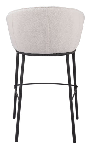Essen Barstool Ivory 109808 Zuo Modern