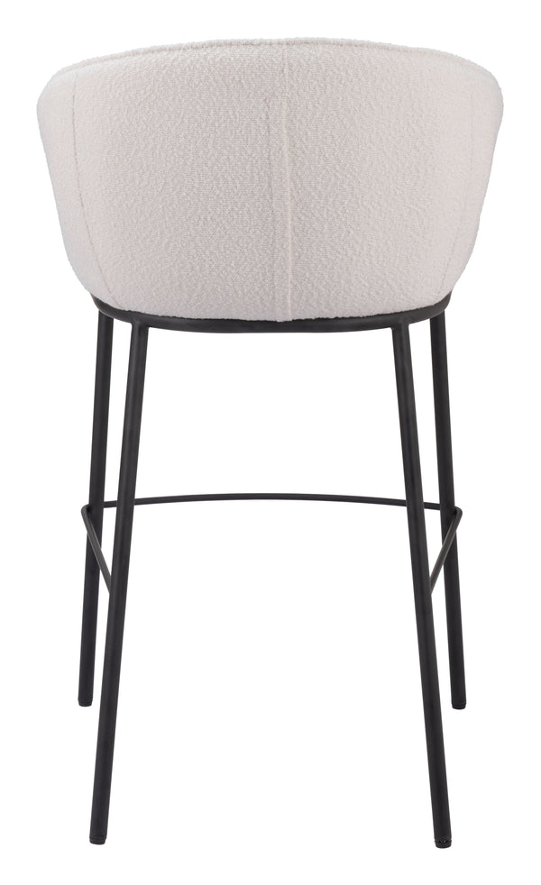 Essen Barstool Ivory 109808 Zuo Modern
