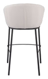 Essen Barstool Ivory 109808 Zuo Modern