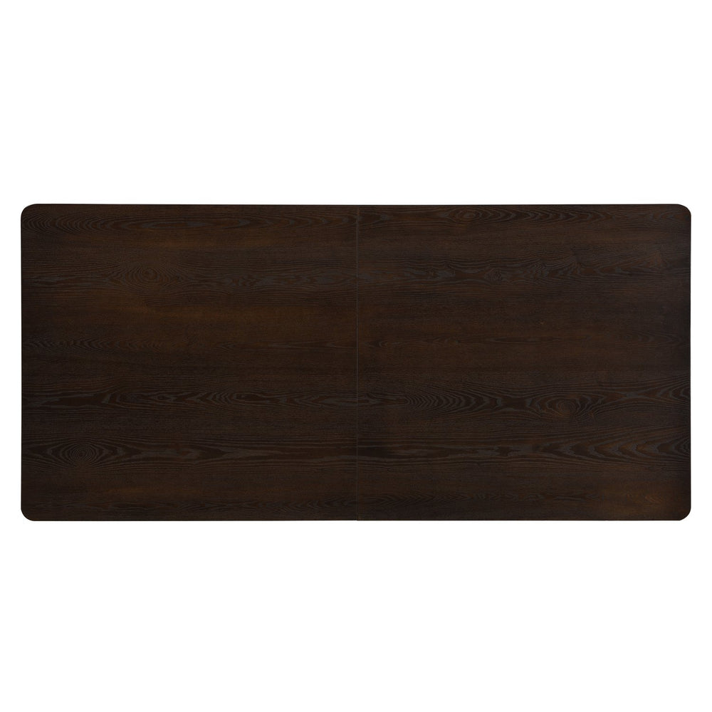 English Elm Christopher Knight Home® - 84" Rectangular Dining Table - Dark Brown Solid Wood & Mdf, Seats 6-8, Easy Assembly & Care N771P296162B_N771P296163B