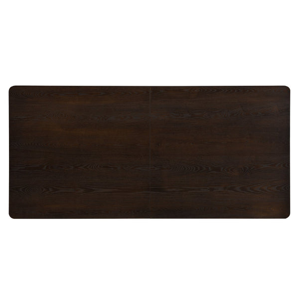 English Elm Christopher Knight Home® - 84" Rectangular Dining Table - Dark Brown Solid Wood & Mdf, Seats 6-8, Easy Assembly & Care N771P296162B_N771P296163B