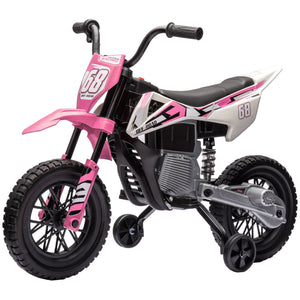 English Elm Qaba Vespa Licensed Retro Ride on Electric Motorbike for Toddlers with Fm Radio Pink W2225P229727