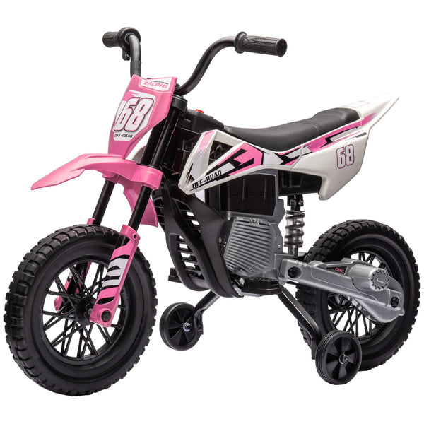 English Elm Qaba Vespa Licensed Retro Ride on Electric Motorbike for Toddlers with Fm Radio Pink W2225P229727