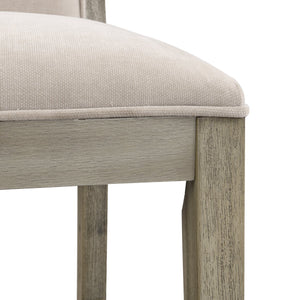 English Elm Christopher Knight Home® - 30.5 Inch Bar Stools Set of 2 with Upholstered Fabric Seats, Rubberwood Frame, 30.5" Height, 300 lb Capacity Beige,Grey N780P192217T