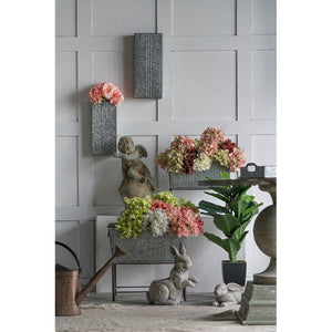 English Elm Set Of 2 Zale Rustic Metal Planters With Stands - Stylish, Durable, Perfect For Indoor & Outdoor Decor W2078P323427-GIGA