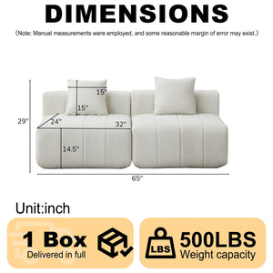 English Elm Chenille Modular Sectional Sofa Curved Piano Key Design Plush Living Room Lounge Seating Beige W834P389125