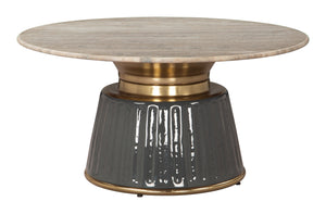 Zuo Modern Glasa Coffee Table Multicolor - Chic Modern Design With High-quality Marble, Mdf, And Iron Finish Multicolor Natural Marble,Mdf,Iron 110626-zuo-modern