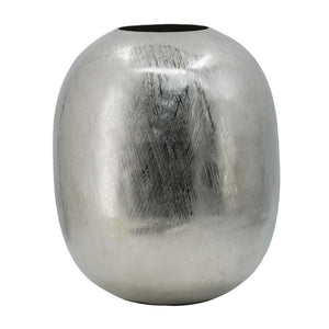 English Elm Deni Silver Porcelain Temple Jar with Pierced Lattice Lid for Mantel or Shelf Display B056P416846