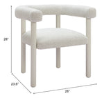 Sunbath Dining Chair - Set of 2 White 704048 Zuo Modern