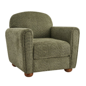 English Elm Rapallo Upholstered Accent Chair Plush Seat Modern Frame for Living Room or Entryway Olive Green N776P381488G