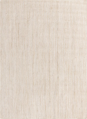 Unique Loom Braided Jute Dhaka Hand Braided Solid Rug White,  9' 0" x 12' 0"