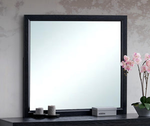 English Elm Glasgow Contemporary Dresser Mirror with Low-Distortion Glass and Sleek Frame for Modern Bedrooms Black 39 L x 42 W x 3 H B078P349545