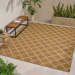 Christopher Knight Home® - Noble House - Muffley 7'10" X 10' Indoor/Outdoor Area Rug, Natural