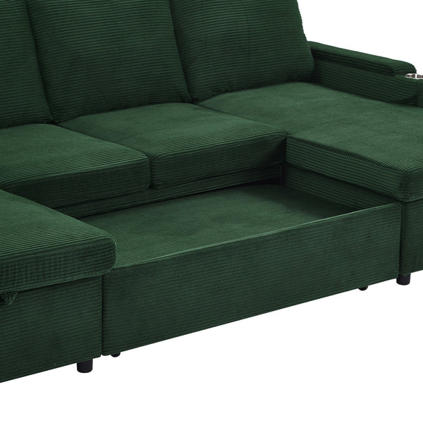 English Elm Swivel Barrel Accent Chair Chenille Tufted Round Club Seat for Living Room Lounge Green N719S002190F
